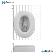 画像をギャラリービューアに読み込む, Geekria イヤーパッド Comfort 互換性 パッド ジェイビーエル JBL Live 650 BTNC, Lifestyle E65BTNC, Duet NC, Live 660 BTNC ヘッドホンに対応 パッド イヤー / イヤーカップ (ハイブリッドベロア / グレー)
