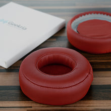 画像をギャラリービューアに読み込む, Geekria イヤーパッド QuickFit 互換性 パッド モンスター Monster Beats Pro Detox ヘッドホンに対応 イヤパッド/イヤークッション/イヤーカップ プロテインレザー (赤)
