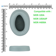 画像をギャラリービューアに読み込む, Geekria イヤーパッド QuickFit 互換性 パッド ソニー Sony MDR-100A MDR-100AAP MDR-H600A ヘッドホンに対応 パッド イヤー / イヤーカップ (プロテインレザー / 灰色がかった緑 )
