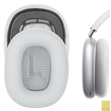 画像をギャラリービューアに読み込む, Geekria イヤーパッド QuickFit 互換性 パッド アップル Apple Airpod MAX ヘッドホンに対応 イヤパッド/イヤークッション/イヤーカップ ( プロテインレザー / シルバー)
