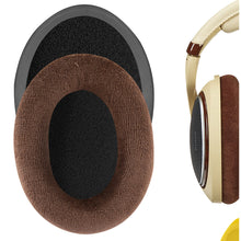 画像をギャラリービューアに読み込む, Geekria イヤーパッド Comfort 互換性 パッド ゼンハイザー Sennheiser HD598, HD598SE, HD598CS, HD595, HD599, HD599 SE ヘッドホンに対応 パッド イヤー / イヤーカップ ( ベロア / 褐色 )

