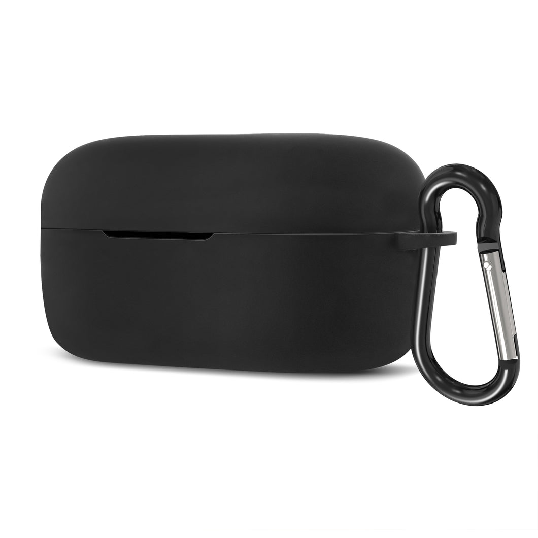 Geekria ケース アーカーゲー AKG N400 True Wireless 紛失防止 カラビナ付き 全面保護 装着したまま充電 携帯便利 ブラック