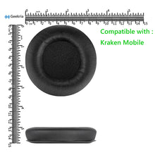 画像をギャラリービューアに読み込む, Geekria イヤーパッド QuickFit 互換性 パッド レイザー Razer Kraken Mobile ヘヘッドホンに対応 パッド イヤー / イヤーカップ ( プロテインレザー / ブラック )
