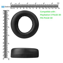 画像をギャラリービューアに読み込む, Geekria イヤーパッド Elite 互換性 パッド ソニー Sony PlayStation 5 PULSE 3D PS5 Wireless ヘッドホンに対応 パッド イヤー / イヤーカップ (ラムスキン / 黒)
