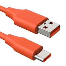 画像をギャラリービューアに読み込む, Geekria 充電ケーブル 互換性 USB 充電コード USB to USB-C ジェイビーエル JBL Flip 7/6、 CHARGE 6/5、 GO 4/3、 Clip 5/4、 PULSE 5/4、 XTREME 3 に対応 (オレンジ色、1ft、2つ
