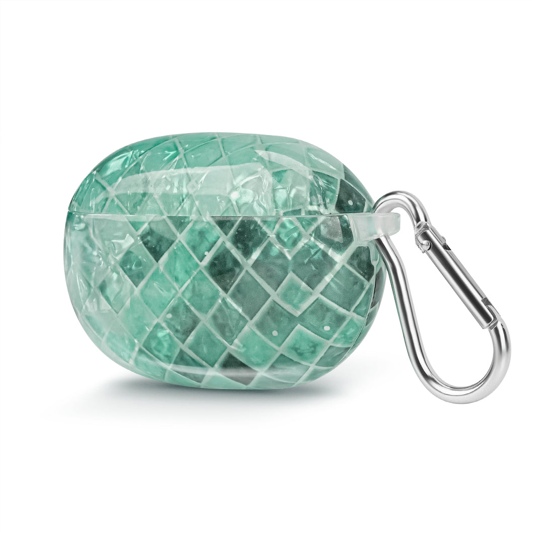 Geekria TPU カバー 互換性 カバー ビーツバイドクタードレ Beats Studio Buds+ 対応 True Wireless Earbuds 充電ケースカバー 外装カバー キーホルダーフック付き 充電ポートアクセス可能（緑）