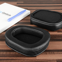 画像をギャラリービューアに読み込む, Geekria イヤーパッド QuickFit 互換性 パッド ロジクール Logitech G533, G633, G635, G933, G935 ヘッドホンに対応 パッド イヤー / イヤーカップ (プロテインレザー / ブラック)
