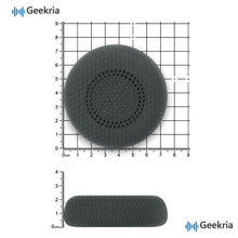画像をギャラリービューアに読み込む, Geekria メッシュ生地 交換用イヤーパッド Logitech Zone Wireless 2 ヘッドホン対応 イヤークッション 補修パーツ チタニウム色 互換性あり
