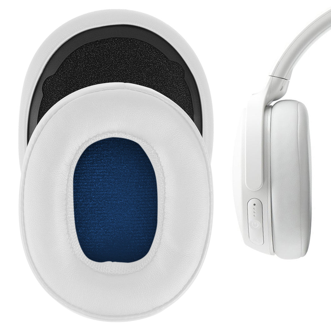 Geekria イヤーパッド QuickFit 互換性 パッド スカルキャンディ Skullcandy Venue ヘッドホンに対応 パッド イヤー / イヤーカップ(プロテインレザー / 白)
