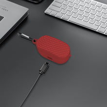 画像をギャラリービューアに読み込む, Geekria シリコン カバー 互換性 カバー JBL Wave 100TWS, VIBE 100 対応 True Wireless Earbuds 充電ケース充電ケースカバー 外装カバー キーホルダーフック付き、充電ポートアクセス可能 (Red)
