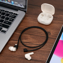 画像をギャラリービューアに読み込む, Geekria 2個セット マグネット式イヤホンストラップ Soundcore Liberty 4 NC、Liberty 4、P30i対応 ソフトシリコン製 ブラック
