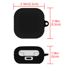 画像をギャラリービューアに読み込む, Geekria シリコンカバー 互換性カバーサムスン Samsung Galaxy Buds Live 対応 True Wireless Earbuds 充電ケースカバー 外装カバーキーホルダーフック付き、充電ポートアクセス可能、フロントLED可視
