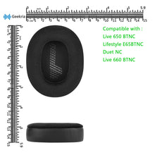画像をギャラリービューアに読み込む, Geekria イヤーパッド Comfort 互換性 パッド ジェイビーエル JBL Live 650 BTNC, Lifestyle E65BTNC, Duet NC, Live 660 BTNC ヘッドホンに対応 パッド イヤー / イヤーカップ (ハイブリッドベロア / ブラック)
