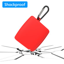 画像をギャラリービューアに読み込む, Geekria Silicone カバー オーディオテクニカ / Audio-Technica ATH-TWX9 と互換性のある True Wireless Earbuds 充電ケース カバー 充電ポートにアクセスするためのキーチェーン フック付き (Red)
