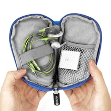 画像をギャラリービューアに読み込む, Geekria Sports ポッチ イヤホン ポーチケースイヤホン保護 袋 小銭入れ 小物整理 USBメモリー/SD/TFカード/鍵収納 スマートフォンのアクセサリ携帯やすい(14 X 8.5 cm)
