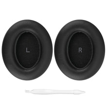 画像をギャラリービューアに読み込む, Geekria イヤーパッド QuickFit 互換性 パッド ゼンハイザー Sennheiser Momentum 4 Wireless Over-Ear ヘッドホンに対応 パッド イヤー / イヤーカップ (プロテインレザー / 黒)
