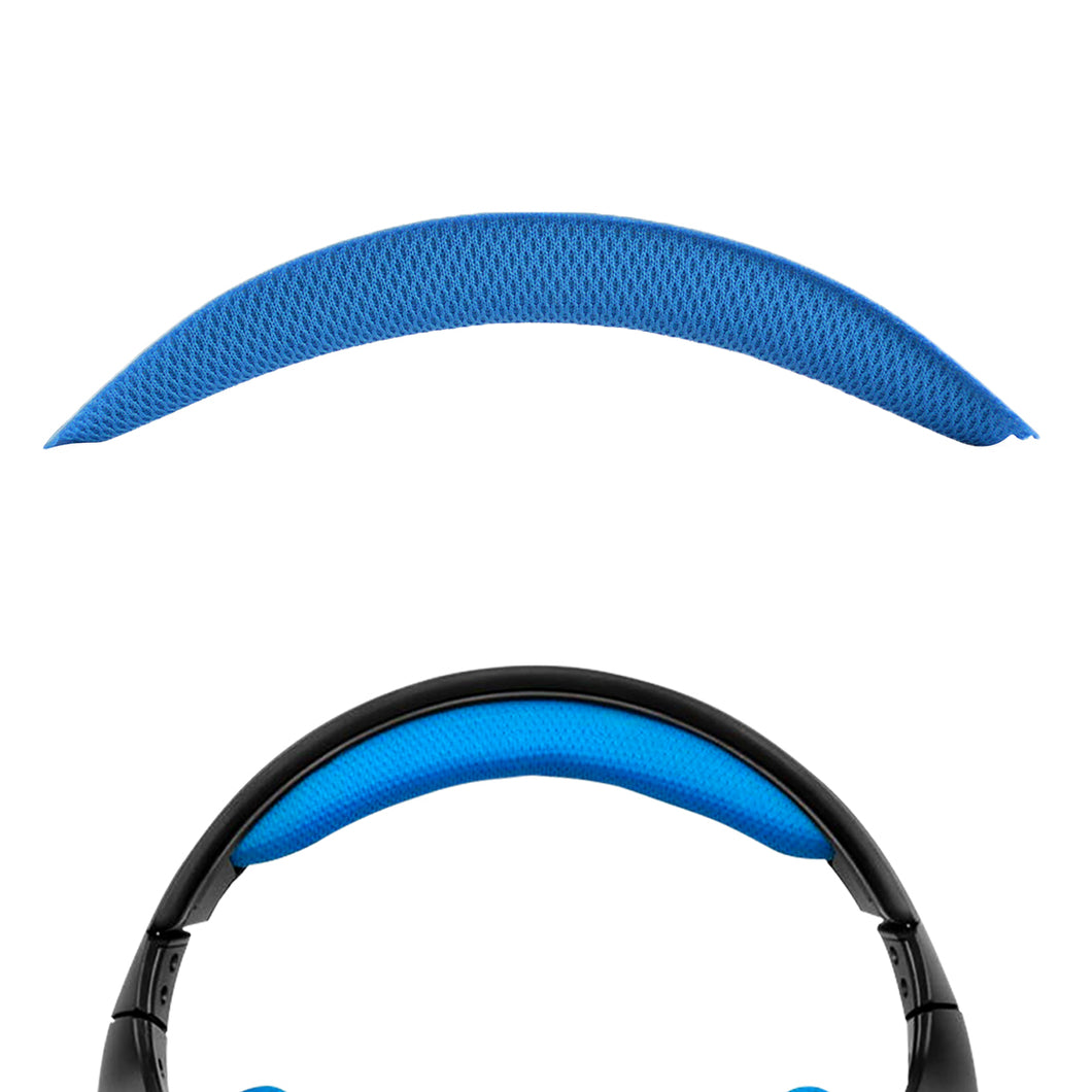Geekria ヘッドバンド 互換性 ヘッドホンヘッドバンド Logitech G930, G430, F450 対応 交換用 パッド (ブルー)