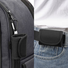 画像をギャラリービューアに読み込む, Geekria イヤホンポーチ ベルトループ付き Apple AirPods 4, AirPods Pro 2, AirPods Pro, AirPods 3, AirPods 2 対応、イヤホンケース ベルトホルスター、バッグストラップ用クリップホルダー付き保護ケースカバー、オールラウンド保護 (ブラック)
