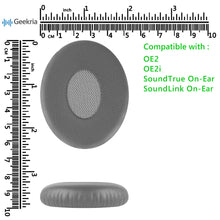 画像をギャラリービューアに読み込む, Geekria QuickFit イヤーパッド 互換性 パッド ボーズ Bose On-Ear OE2, OE2i ヘッドホンに対応 イヤパッド/イヤークッション/イヤーカップ ( プロテインレザー / グレー )

