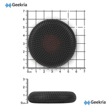 画像をギャラリービューアに読み込む, Geekria イヤーパッド 互換性 パッド コス Koss Porta Pro, PP/ KPH40/ KSC35/ KSC11/ KSC17/ KSC75 ヘッドホンに対応 パッド イヤー / イヤーカップ プロテインレザー (黒)
