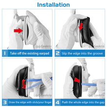 画像をギャラリービューアに読み込む, Geekria イヤーパッド Sport 特厚 互換性 パッド オーディオテクニカ Audio-Technica ATH M50X, M50XBT, ATH M60X M50xBT2, M50, M40X, M30, M20, M10 ヘッドホンに対応 パッド イヤー / イヤーカップ (冷却ジェル / 極太)
