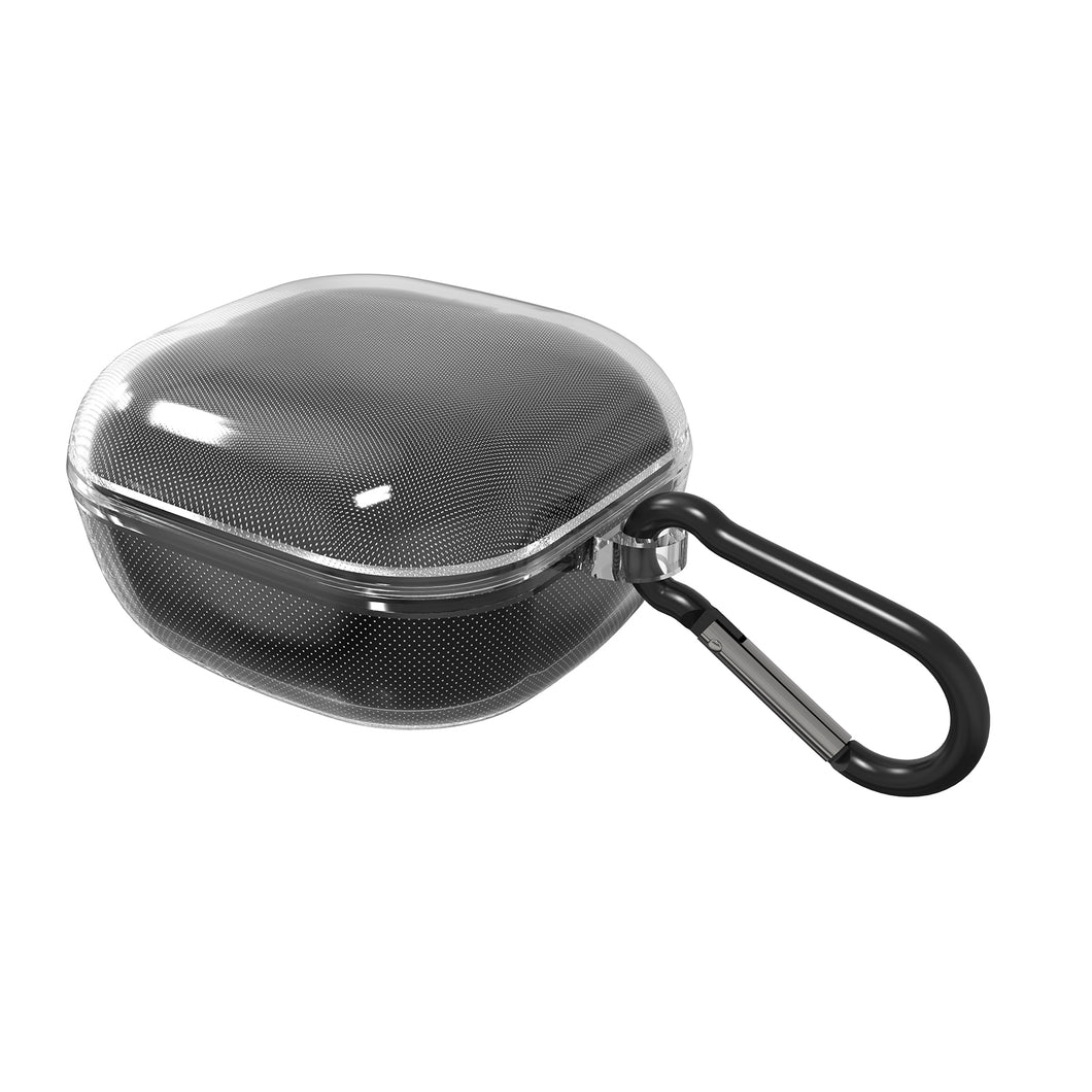 Geekria Silicone カバー ジェイビーエル JBL T280TWS X2 と互換性のある True Wireless Earbuds 充電ケース カバー 充電ポートにアクセスするためのキーチェーン フック付き (Clear)