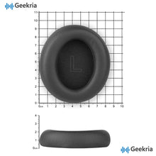 画像をギャラリービューアに読み込む, Geekria イヤーパッド QuickFit 互換性 パッド アンカー Anker Soundcore Life Q30, Soundcore by Anker Life Q35 BT ヘッドホンに対応 パッド イヤー / イヤーカップ ( プロテインレザー / ブラック )

