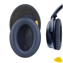 画像をギャラリービューアに読み込む, Geekria イヤーパッド QuickFit 互換性 パッド ボーズ Bose QCSE QC45, QC35, QC35 ii, QC35 ii Gaming, QC15 QC25, AE2, AE2i, AE2w, SoundTrue, SoundLink AE, New Quietcomfort ヘッドホンに対応 パッド イヤー / イヤーカップ (プロテインレザー / ミッドナイトブルー)
