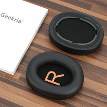 画像をギャラリービューアに読み込む, Geekria イヤーパッド 互換性 パッド QCY H3/ H3 Lite, TOZO HT2 ヘッドホンに対応 パッド イヤー / イヤーカップ プロテインレザー (黒)

