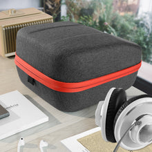 画像をギャラリービューアに読み込む, Geekria ケース Sheild ヘッドホンケース 互換性 ハードケース 旅行用 ハードシェルケース アーカーゲー AKG K 240, K 92, Q701, K 712 Pro, K 702, K 701, N90Q, K 553 に対応 収納ポーチ付き (ダークグレー)
