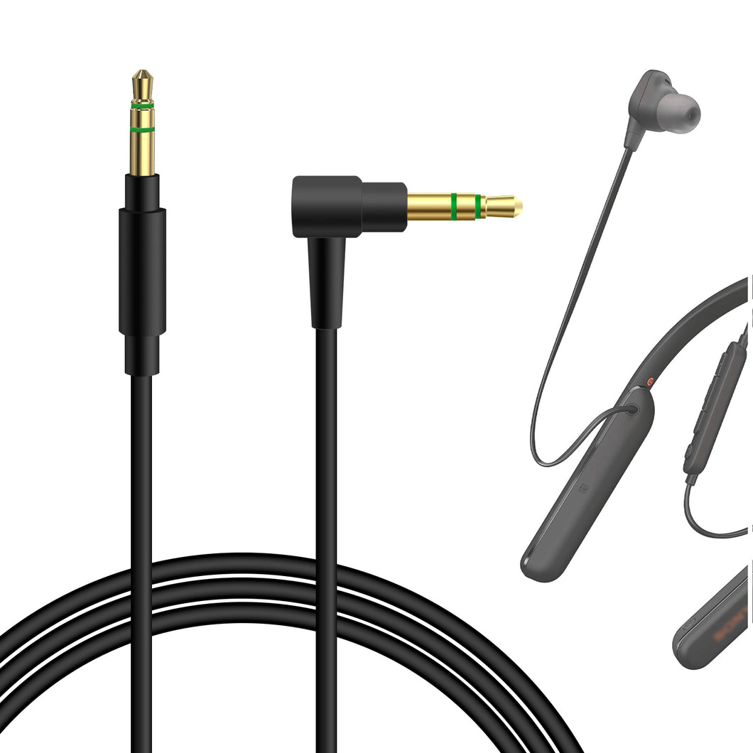 Geekria ケーブルナイロン編組互換性 オーディオコード ソニー Sony WI-1000XM2 WH-ULT900N WH-XB920N WH-XB910N WH-1000XM5 WH-1000XM4 INZONE H5 ヘッドホンケーブル、3.5mm に適合する 1.2 m