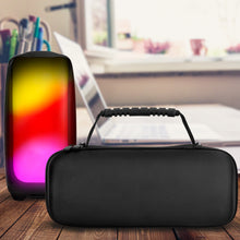 画像をギャラリービューアに読み込む, Geekria Shield スピーカーケース JBL Pulse 5 Bluetoothスピーカーケースと互換性あり 交換用ハードシェル トラベルキャリーバッグ ケーブル収納付き (ブラック)
