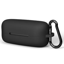 画像をギャラリービューアに読み込む, Geekria シリコンカバー 互換性 カバーソニー Sony WF-C510 対応 True Wireless Earbuds 充電ケースカバー 外装カバーキーホルダーフック付き、充電ポートアクセス可能（黒）

