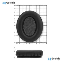 画像をギャラリービューアに読み込む, Geekria イヤーパッド 互換性 パッド INFURTURE H1ヘッドホンに対応 パッド イヤー / イヤーカップ プロテインレザー (黒)
