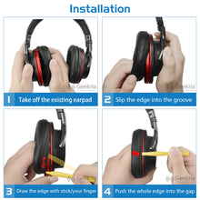 画像をギャラリービューアに読み込む, Geekria イヤーパッド Sport 互換性 パッド ソニー Sony MDR-1ABT, MDR-1RBT, MDR-1RNC ヘッドホンに対応 パッド イヤー / イヤーカップ (冷却ジェル / ブラック)
