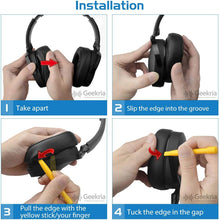 画像をギャラリービューアに読み込む, Geekria イヤーパッド Sport 互換性 パッド スカルキャンディ Skullcandy Crusher Wireless/Crusher EVO/Crusher ANC, Hesh3/HeshEVO/HeshANC, Venue ANC ヘッドホンに対応 パッド イヤー / イヤーカップ (冷却ジェル / ブラック)
