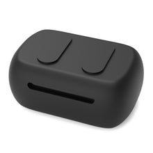 画像をギャラリービューアに読み込む, Geekria シリコンカバー 互換性カバースカルキャンディ Skullcandy DIME 3 対応 True Wireless Earbuds 充電ケースカバー 外装カバー キーホルダーフック付き、充電ポートアクセス可能（黒）
