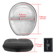 画像をギャラリービューアに読み込む, Geekria ケース Sheild ヘッドホンケース 互換性 ハードケース 旅行用 ハードシェルケース マーシャル Marshall Major, Major V, Major IV, Major III, Major II, Mid ANC, Monitor Bluetooth Wireless Over-Ear に対応 収納ポーチ付き (ブラック)
