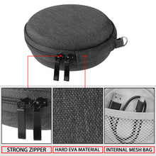 画像をギャラリービューアに読み込む, Geekria ケース Sheild ヘッドホンケース 互換性 ハードケース 旅行用 ハードシェルケース ファーウェイ HUAWEI FreeBuds 3 FreeBuds 6i FreeClip に対応 収納ポーチ付き (ダークグレー)
