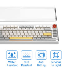 画像をギャラリービューアに読み込む, Geekria キーボード カバー ケース 互換品 EPOMAKER TH80 SE ガスケット 75%レイアウト/Glorious Gaming - GMMK PRO 75% ゲーミングキーボード 透明アクリルカバー 保護カバー

