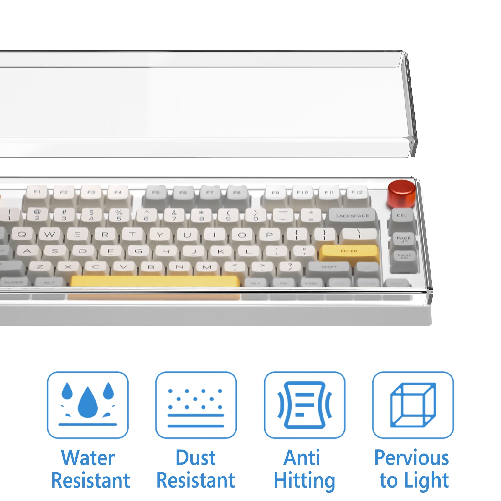 Geekria キーボード カバー ケース 互換品 EPOMAKER TH80 SE