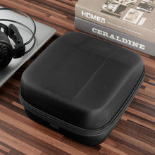 画像をギャラリービューアに読み込む, Geekria ケース Sheild ヘッドホンケース 互換性 ハードケース 旅行用 ハードシェルケース オーディオテクニカ Audio-Technica ATH-AD900X, ATH-AG1X, ATH-AD500X, ATH-R70X に対応 収納ポーチ付き (ブラック)
