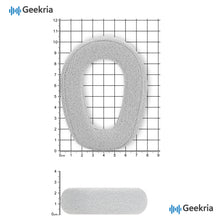 画像をギャラリービューアに読み込む, Geekria リネン製 交換用イヤーパッド、Logitech G321 / G430 対応、快適フィット 簡単装着 イヤークッション ヘッドセットイヤーパッド イヤーカップカバー 修理部品、グレー
