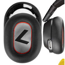 画像をギャラリービューアに読み込む, Geekria イヤーパッド QuickFit 互換性 パッド プラントロニクス Plantronics BackBeat PRO 2, BackBeat PRO 2 Special Edition, Voyager 8200 UC ヘッドホンに対応 パッド イヤークッション / イヤーカップ (プロテインレザー / ブラック / 赤)
