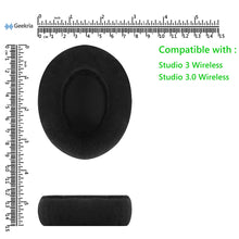 画像をギャラリービューアに読み込む, Geekria イヤーパッド Comfort 互換性 パッド ビーツバイドクタードレ Beats Studio 3, Studio 3.0 Wireless (A1914) ヘッドホンに対応 パッド イヤー / イヤーカップ ( ベロア / ブラック)
