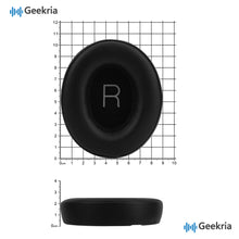 画像をギャラリービューアに読み込む, Geekria イヤーパッド QuickFit 互換性 パッド シュアー Shure AONIC 50 Gen 1, Gen 2 ヘッドホンに対応 パッド イヤー / イヤーカップ プロテインレザー (黒)

