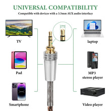 画像をギャラリービューアに読み込む, Geekria ヘッドホンケーブル 6N 単結晶銅 3.5mm プラグ 6.35mm アダプタ付 5 ft 互換性：Sennheiser HD600/HD650/HD660S2/HD6XX/HD660S/HD580/HD565/HD545/HD535/HD265
