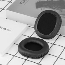 画像をギャラリービューアに読み込む, Geekria イヤーパッド 互換性 パッド Dytole Wireless Headphones for TV ヘッドホンに対応 パッド イヤー / イヤーカップ プロテインレザー (黒)
