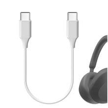 画像をギャラリービューアに読み込む, Geekria 充電ケーブル 互換性 Type-C 充電コード USB-C to USB-C オーディオテクニカ Audio-Technica ATH-WS330BT ボーズ Bose QuietComfort 45, JLab Go Lux ANC, ビーアンドダブリュ B&amp;W Px7 Px8 に対応 (白/30cm)

