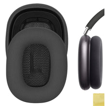 画像をギャラリービューアに読み込む, Geekria QuickFit イヤーパッド 互換性 パッド アップル Apple Airpods MAX ヘッドホンに対応 イヤパッド/イヤークッション/イヤーカップ ( プロテインレザー / ブラック )
